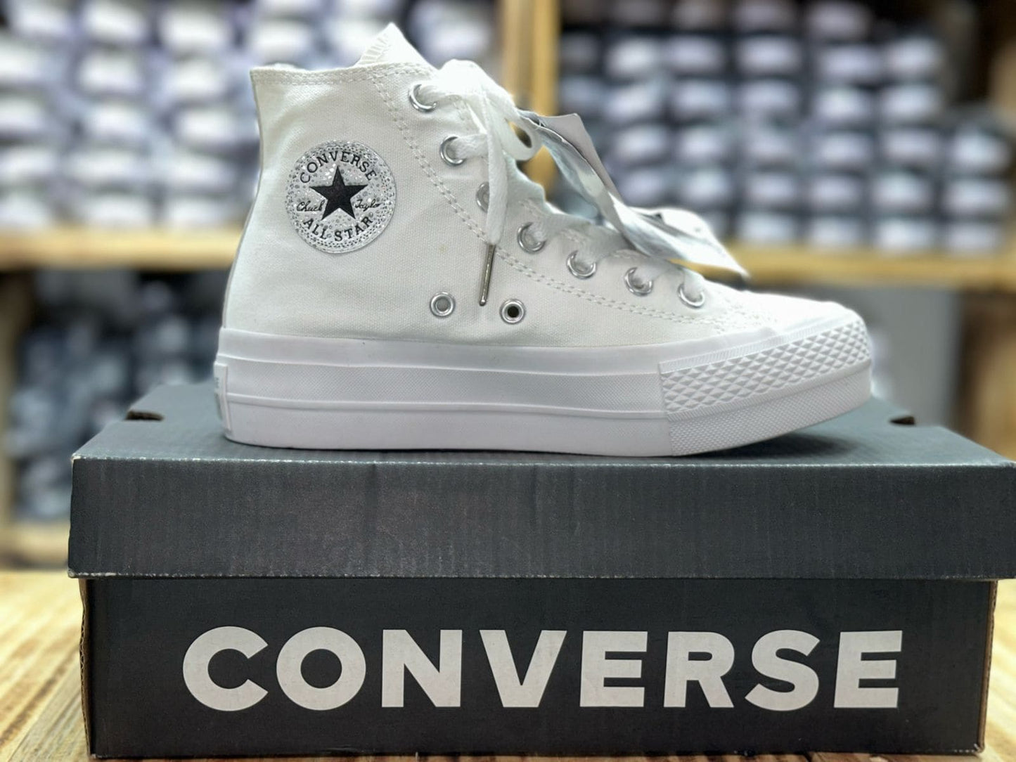 CONVERSE PUNTA PLATEADA/DORADA