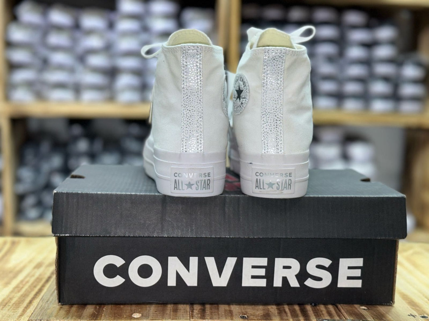 CONVERSE PUNTA PLATEADA/DORADA